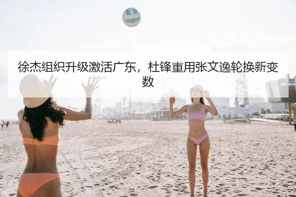 徐杰组织升级激活广东，杜锋重用张文逸轮换新变数